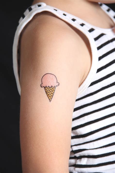 ice cream tattoos for women.